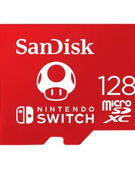 Карта памет SanDisk microSDXC card for Nintendo Switch 128GB up to 100MB/s Read 60MB/s Write U3 C10 A1