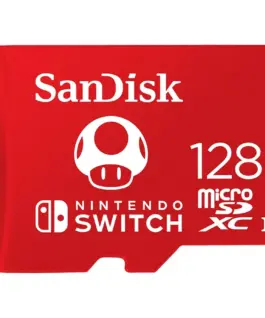 Карта памет SanDisk microSDXC card for Nintendo Switch 128GB up to 100MB/s Read 60MB/s Write U3 C10 A1