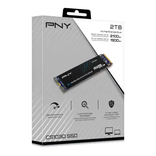 Alternative view of PNY SSD 2TB M.2 2280 PCIe CS1030 M280CS1030-2TB-RB