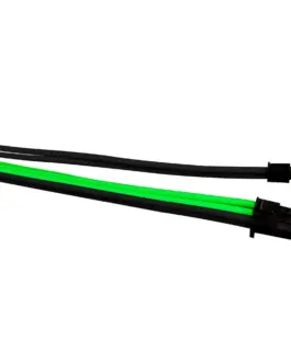 Alternative view of 1stPlayer комплект удължителни кабели Custom Modding Cable Kit Black/Green - ATX24P, EPS, PCI-e - BGE-001