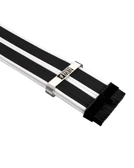 1stPlayer комплект удължителни кабели Custom Modding Cable Kit Black/White - ATX24P EPS PCI-e -