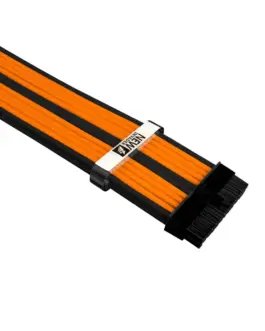 1stPlayer комплект удължителни кабели Custom Modding Cable Kit Black/Orange - ATX24P EPS PCI-e -