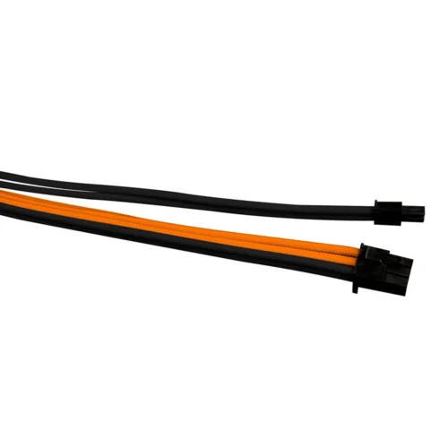 Alternative view of 1stPlayer комплект удължителни кабели Custom Modding Cable Kit Black/Orange - ATX24P, EPS, PCI-e - BOR-001