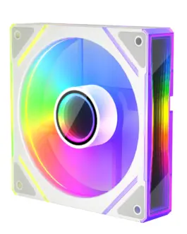 1stPlayer вентилатор Fan 120mm FC7-WH - Infinity Mirror ARGB - White