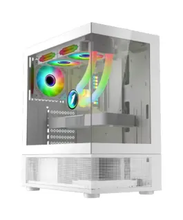 1stPlayer кутия Case ATX - MIKU Mi7-A White - Reversed fans included