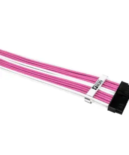 1stPlayer комплект удължителни кабели Custom Modding Cable Kit Pink/White - ATX24P EPS PCI-e -