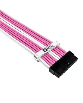 Alternative view of 1stPlayer комплект удължителни кабели Custom Modding Cable Kit Pink/White - ATX24P, EPS, PCI-e - PKW-001