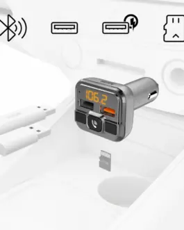 Alternative view of Hama FM transmitter with BT