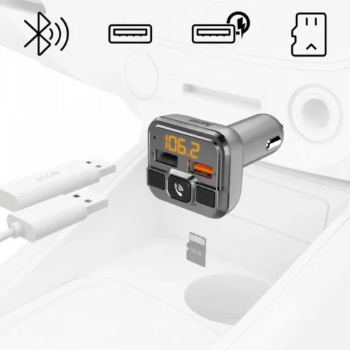 Alternative view of Hama FM transmitter with BT