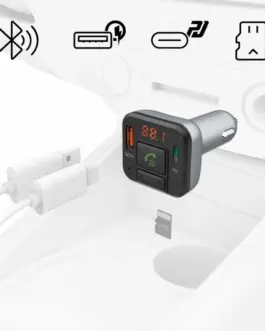 Alternative view of Hama FM transmiter with BT