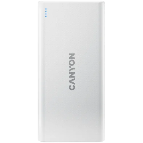 Външна батерия CANYON power bank PB-106 10000 mAh White