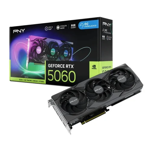 PNY видео карта GeForce RTX 5060 OC 8GB RGB VCG50608TFXXPB1-O