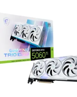 MSI видео карта GeFroce RTX 5060 Ti 16G GAMING TRIO OC бял