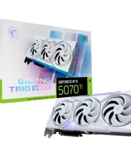 MSI видео карта GeForce RTX 5070 Ti 16G GAMING OC бял
