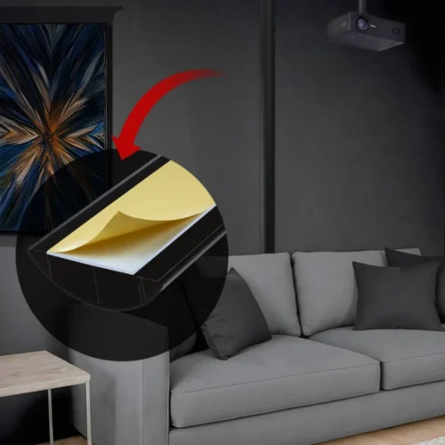 Alternative view of Maclean Cover strip MC-814 B aluminum, черен