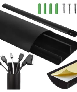 Maclean Cover strip MC-814 B aluminum черен