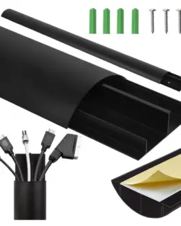 Maclean Cover strip MC-814 B aluminum черен