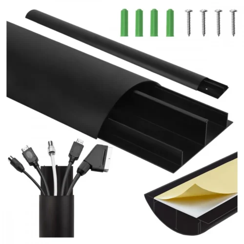 Maclean Cover strip MC-814 B aluminum черен