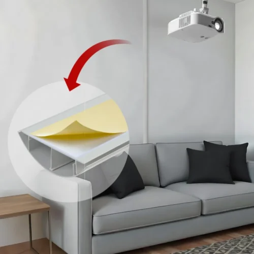 Alternative view of Maclean Aluminum кабел masking strip, silver MC-814 S