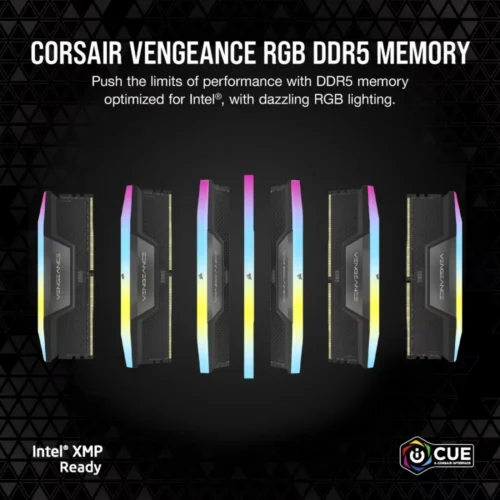 Alternative view of Corsair памет DDR5 Vengeance RGB 96GB /6400(248GB) CL32