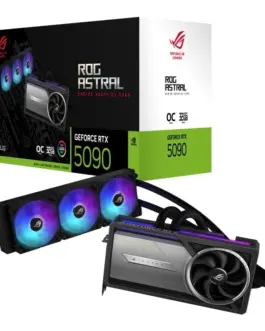 Asus видео карта GeForce RTX 5090 ROG ASTRAL LC GAMING OC 32GB GDDR7 512 BIT