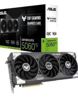 Asus видео карта GeForce RTX 5060 Ti TUF OC 16GB GDDR7 128BIT HDMI/3DP