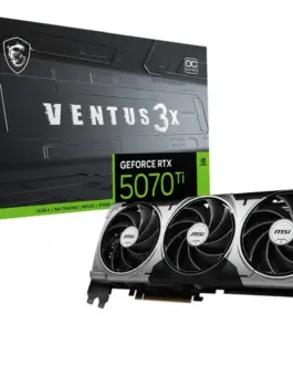 MSI видео карта GeForce RTX 5070 Ti 16G VENTUS 3X OC GDDR7 256bit HDMI/3DP
