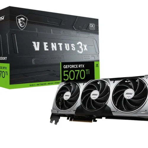 MSI видео карта GeForce RTX 5070 Ti 16G VENTUS 3X OC GDDR7 256bit HDMI/3DP