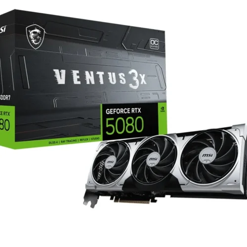 MSI видео карта GeForce RTX 5080 VENTUS 3X OC PLUS 16G GDDR7 256bit 3DP/HDMI