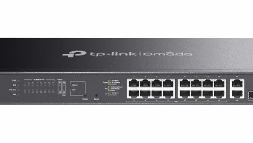TP-LINK Omada 20-Port GB Easy Managed Switch with 16-Port PoE+ PORT: 16× Gigabit PoE+ Ports 2x Gigabit Non-PoE Ports 2× Gigabit SFP