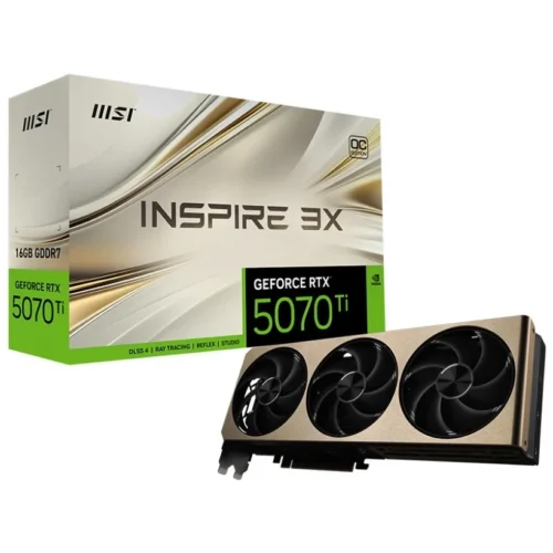 MSI RTX 5070 Ti 16G INSPIR 3X OC PLUS GDDR7 256bit