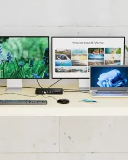 Alternative view of i-tec Stacja dokująca USB-C KVM Dock PRO Three Hosts Dual Video 2x Power Delivery max 92W