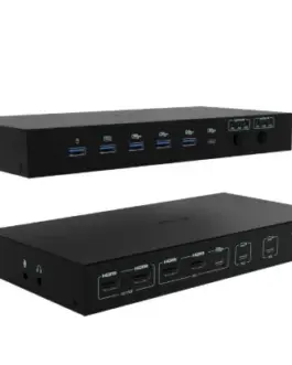 i-tec Stacja dokująca USB-C KVM Dock PRO Three Hosts Dual Video 2x Power Delivery max 92W