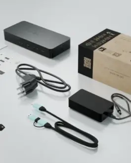 Alternative view of i-tec Universal Intelligent Dual Display Docking Station Power Delivery 100W