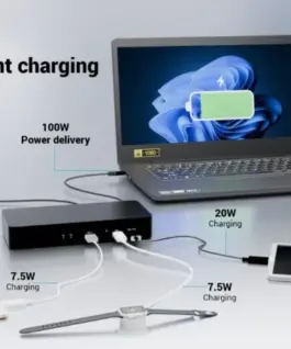 i-tec Universal Intelligent Dual Display Docking Station Power Delivery 100W