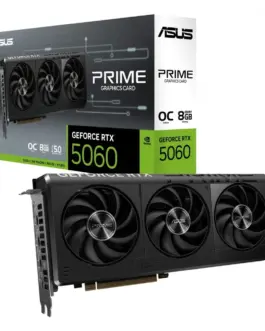 Asus видео карта GeForce RTX 5060 PRIME OC 8GB GDRR7 128BIT HDMI/3DP