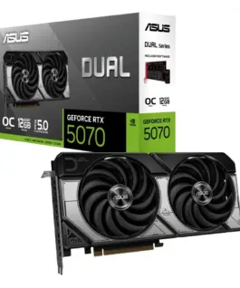 Asus видео карта GeForce RTX 5070 DUAL 12GB GDDR7 192BIT HDMI/3DP