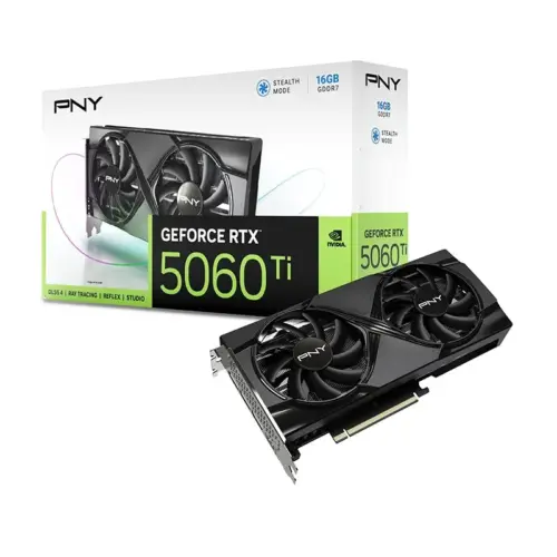PNY видео карта GeForce RTX 5060 Ti 16GB RGB VCG5060T16TFXXPB1-O