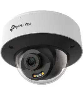 TP-LINK Camera VIGI 4MP Full-Color Dome Network Camera SPEC: 4MP 2.8mm Fixed Lens 1/2.7 Progressive Scan CMOS H.265+/H.265/H.264+ InSight S245(4mm)