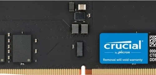 Crucial памет DDR5 64GB/6400 CL52 CUDIMM