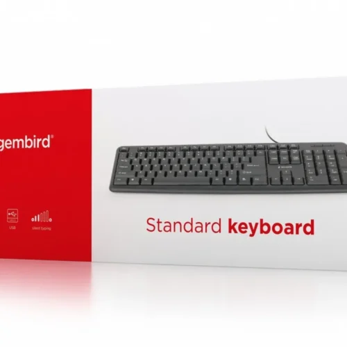 Gembird Standard Keyboard USB черен KB-U-103