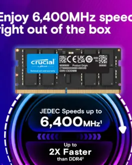 Alternative view of Crucial памет за лаптоп DDR5 CSODIMM 48GB (2*24GB)/6400 CL52