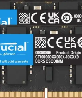 Crucial памет за лаптоп DDR5 CSODIMM 64GB (2*32GB)/6400 CL52