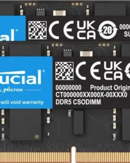Crucial памет за лаптоп DDR5 CSODIMM 64GB (2*32GB)/6400 CL52