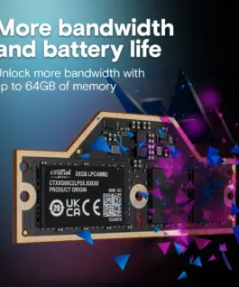 Crucial памет за лаптоп DDR5 LPCAMM2 32GB/7500 LPDDR5X