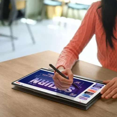 Alternative view of Lenovo Лаптоп ThinkBook 14 G5 2in1 21SQ0016PB W11Pro Ultra 5 225U/16GB/512GB/INT/14.0 WUXGA/Touch/Luna сив/3YRS OS + CO2 Offset
