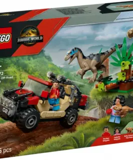LEGO Blocks Jurassic World 76972 Raptor Off-Road Escape
