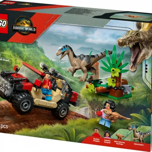 Alternative view of LEGO Blocks Jurassic World 76972 Raptor Off-Road Escape