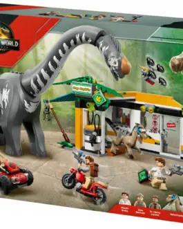 Alternative view of LEGO Bricks Jurassic World 76973 Raptor & Titanosaurus Tracking Mission
