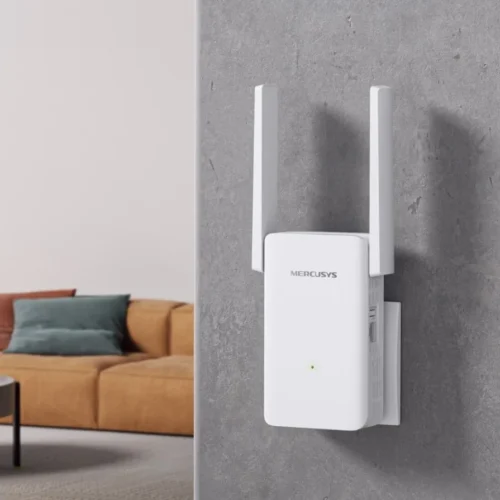 Alternative view of TP-LINK AX3000 Wi-Fi Range Extender Wi-Fi 574 Mbps at 2.4 GHz + 2402 Mbps at 5 GHz ME80X